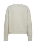 Thora V-Neck Knit Kofta - Ecru