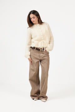Sophia Chunky Cardigan - Bright White