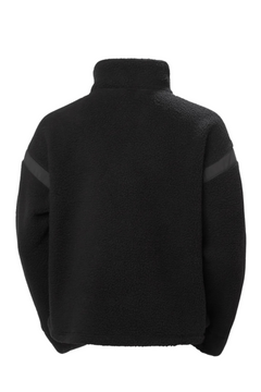 W Imperial Pile Zip Pullover - Black
