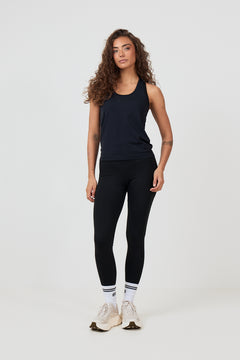 Racer Tank - Strong Black