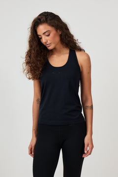 Racer Tank - Strong Black