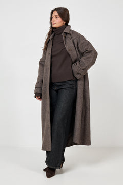 Enseneca Wool Jacket 7276 - Brown Mel