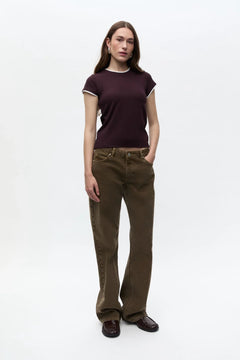 Enella O-N Top 7507 - Chocolate Gardenia