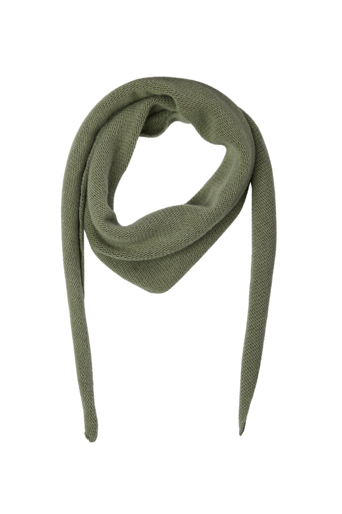 Misty Knit Scarf - Smoke Green