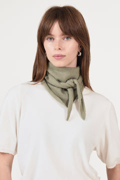 Misty Knit Scarf - Smoke Green