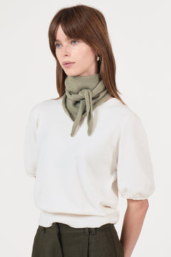 Misty Knit Scarf - Smoke Green