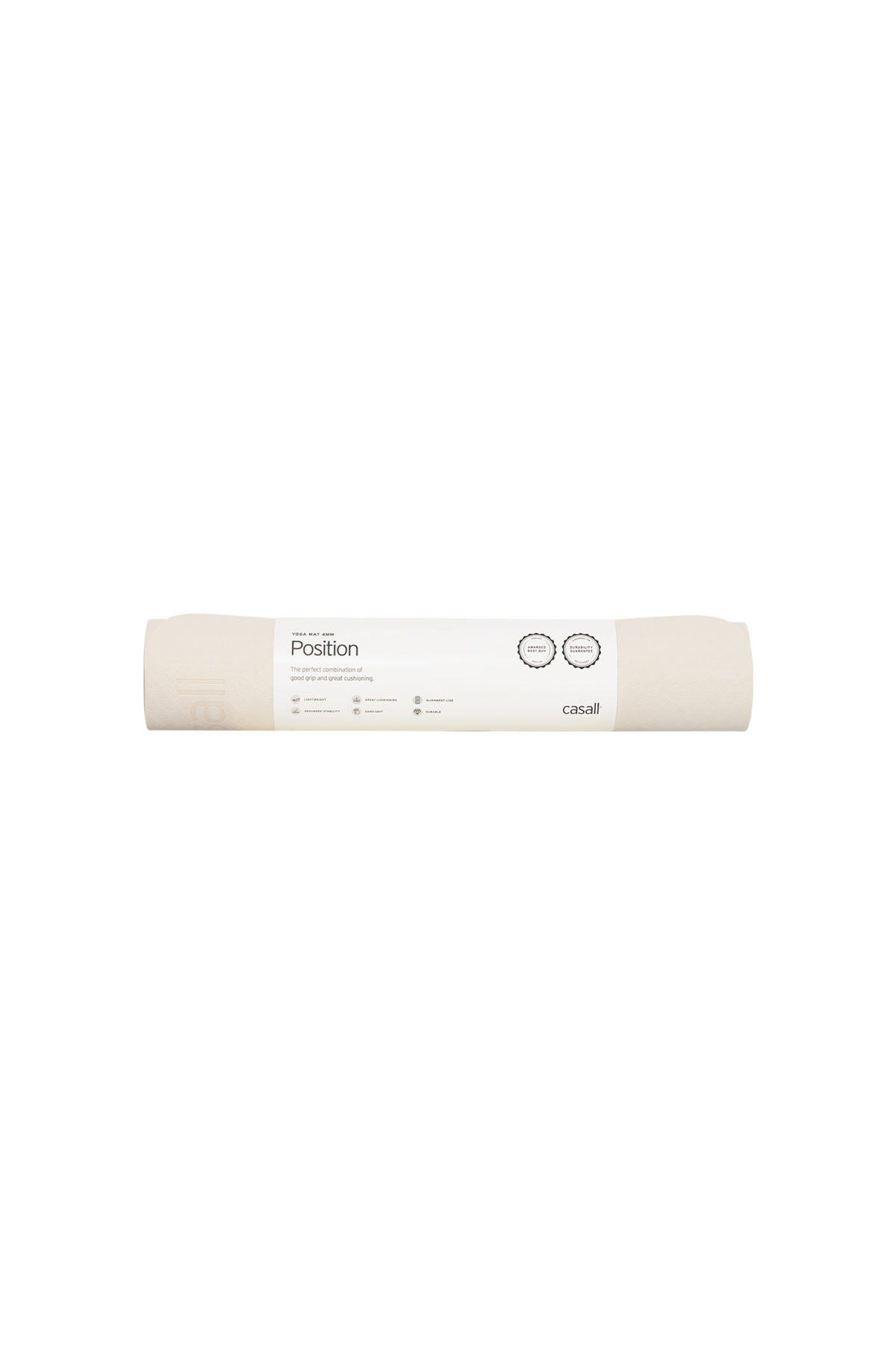 Yoga Mat Position 4mm - Light Sand/Clay Brown
