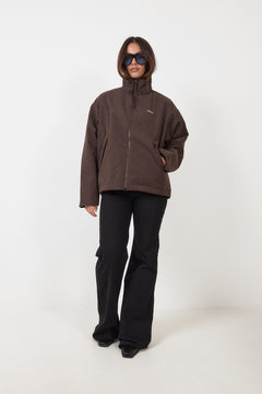 Steilia Brushed Lt Jkt - Dk Brown