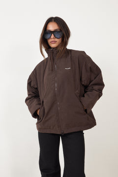 Steilia Brushed Lt Jkt - Dk Brown