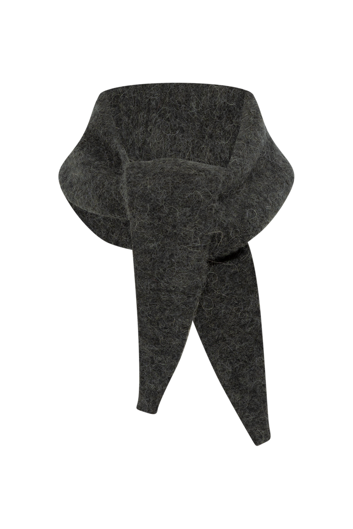 Sanor Diamond Scarf - Dark Evergreen Mel.