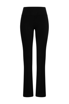 Bold Logo Flared Legging - Black