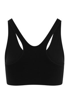 Bold Logo Sports Bra - Black