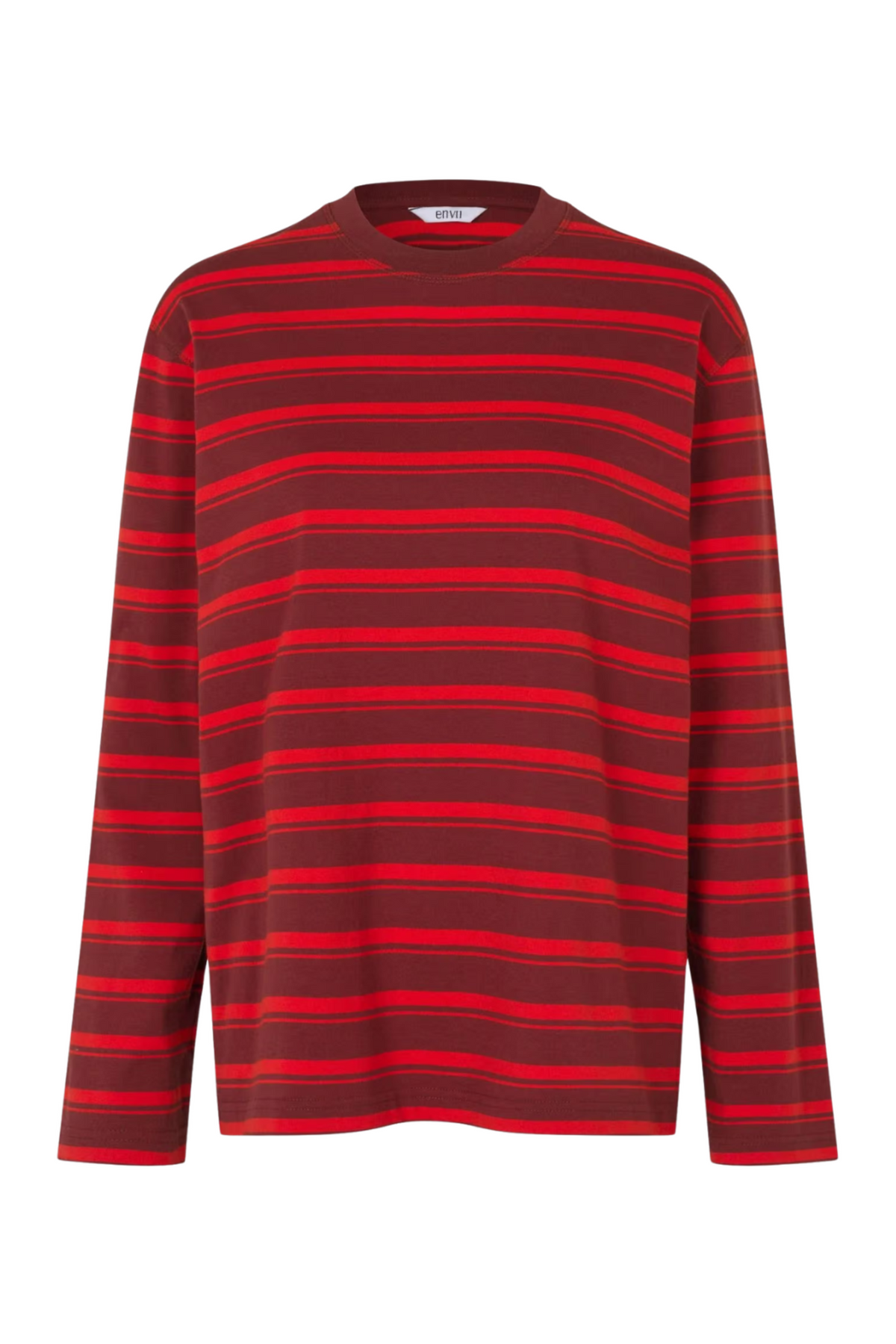 Enkulla Ls Stripe 5310 - Maroon Fiery Red Stripe