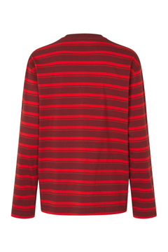 Enkulla Ls Stripe 5310 - Maroon Fiery Red Stripe