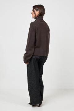 Enelise LS Knit 7230 - Chocolate Torte