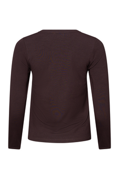 Enella O-N Ls Top 7507 - Chocolate Gardenia