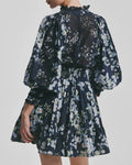 Cotton Slub Mini Dress - Cherry Blossom