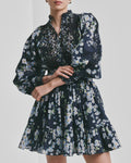 Cotton Slub Mini Dress - Cherry Blossom