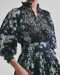 Cotton Slub Mini Dress - Cherry Blossom