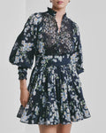 Cotton Slub Mini Dress - Cherry Blossom