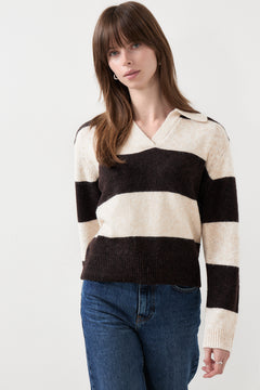 Charlottpw Pullover - Whitecap Gray/molé Stripe