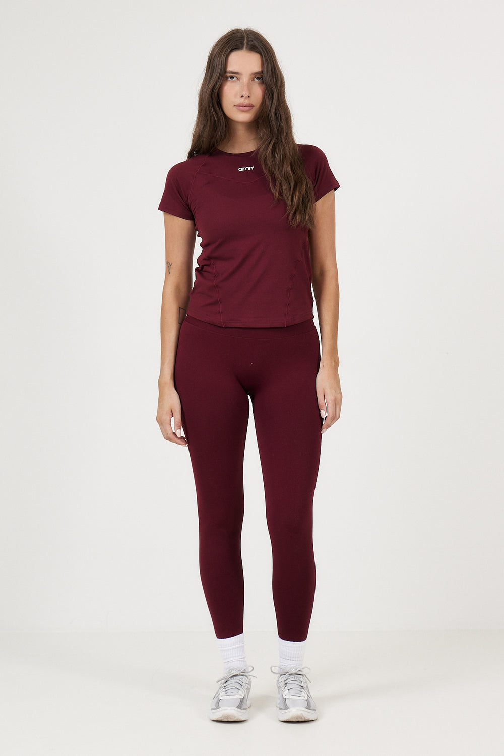 Soft Basic Short Sleeve - Merlot