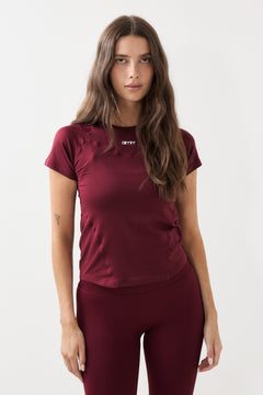 Soft Basic Short Sleeve - Merlot