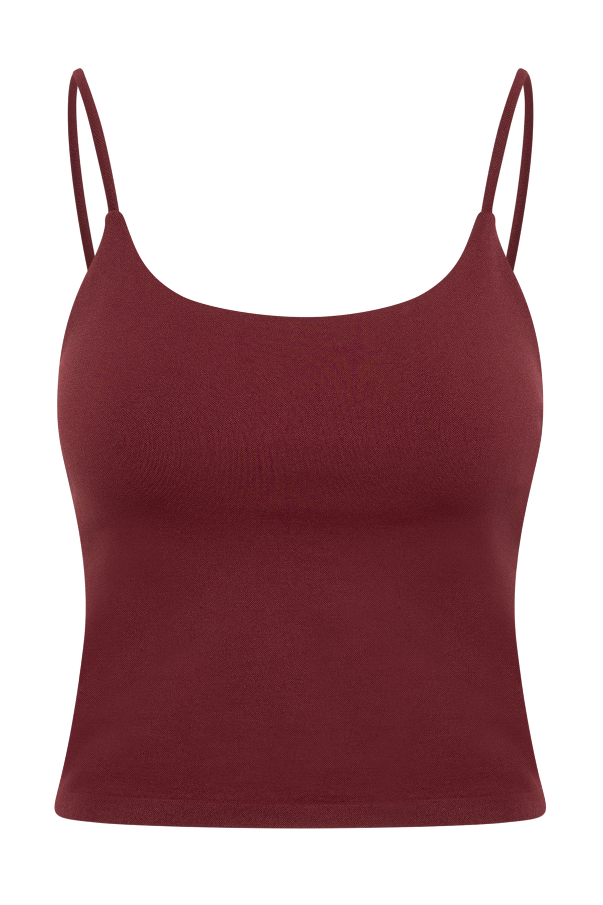 Shape Seamless Strap Singlet - Merlot