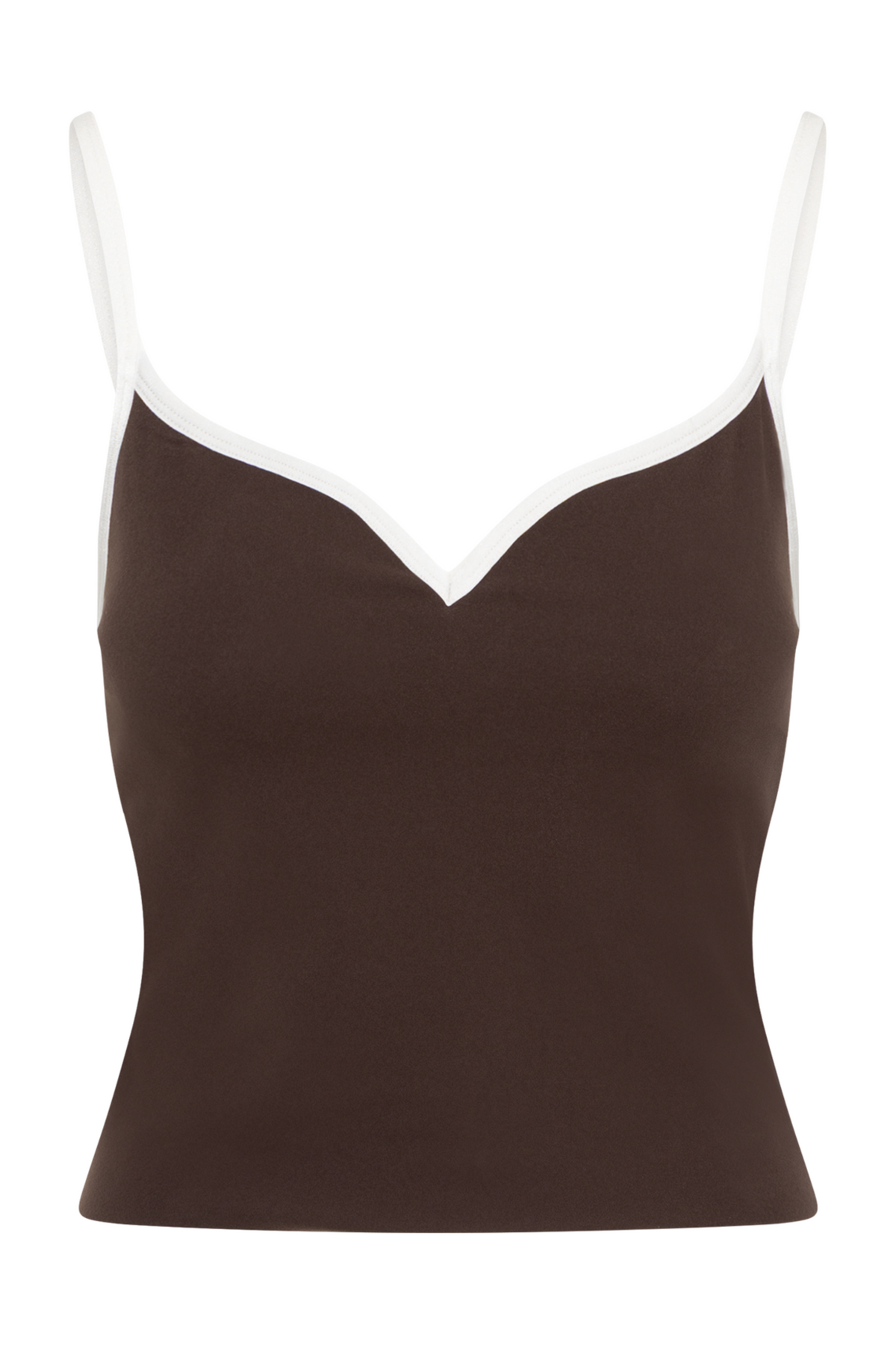 Sense Contour Singlet - Chocolate