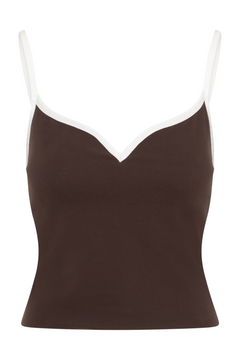 Sense Contour Singlet - Chocolate