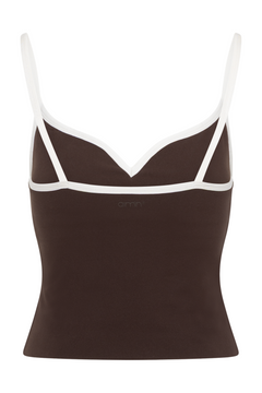 Sense Contour Singlet - Chocolate