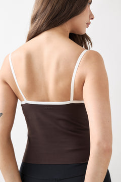 Sense Contour Singlet - Chocolate