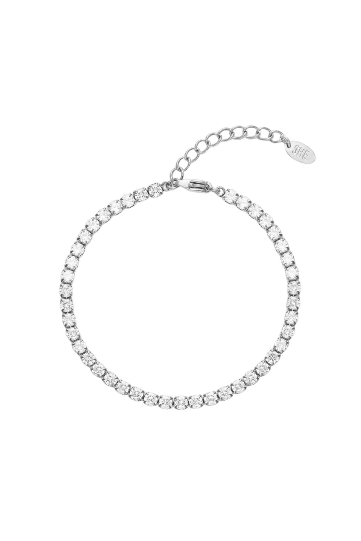 Tennis Bracelet - Silver