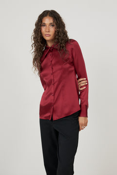 Kiki Silk Blouse - Red