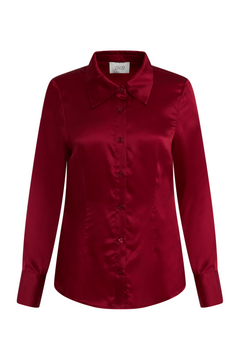 Kiki Silk Blouse - Red