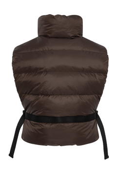Bonnie Down Vest - Dark Brown