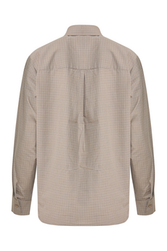 Mathilde Check Shirt - Beige