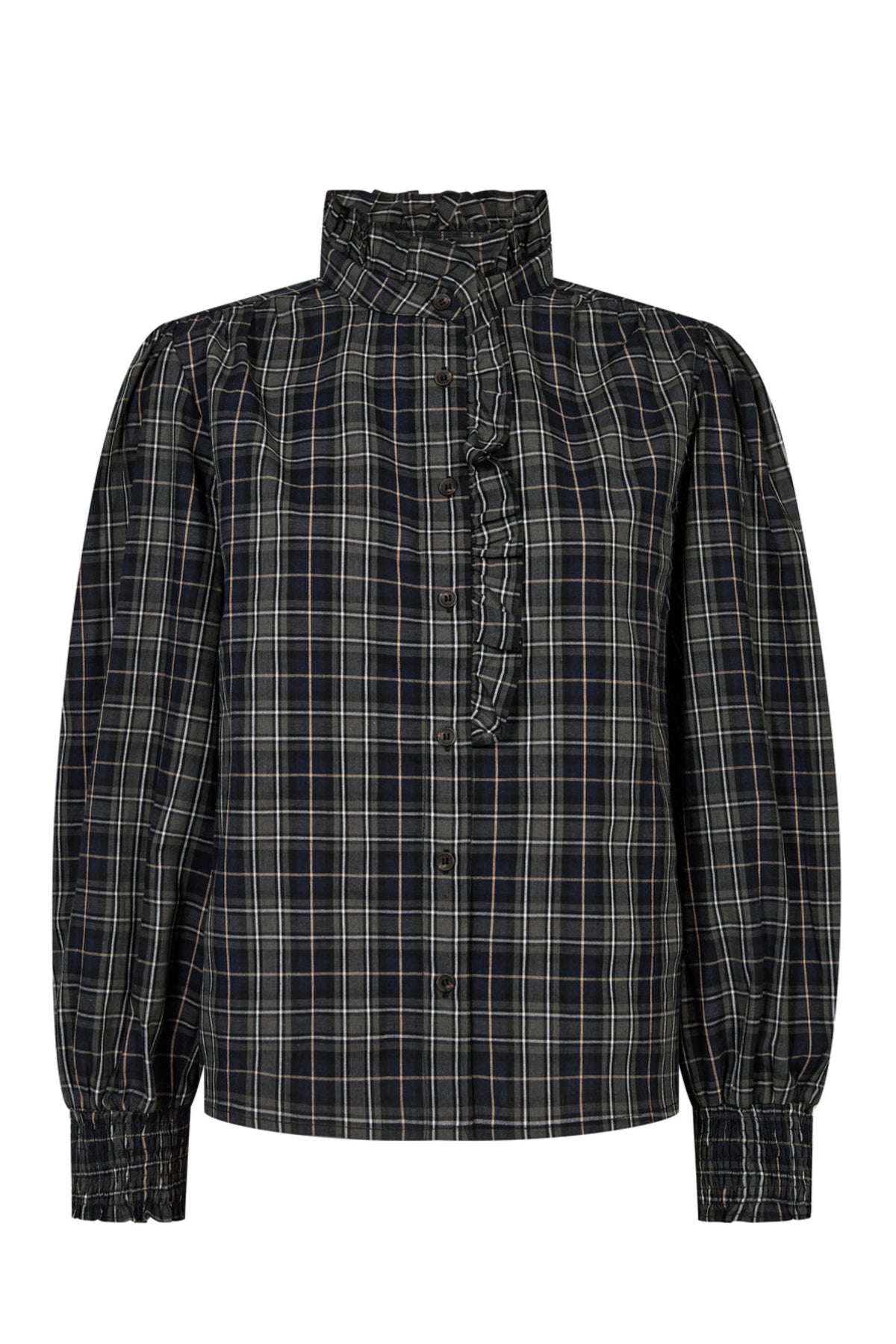 Clova Check Shirt - Army/Black