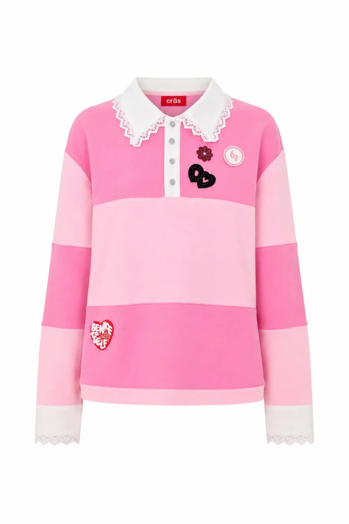 Sandiegocras Polo - Pink Stripe
