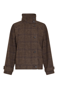 Pamela Amaranda Jacket Chk - Hot Fudge/Rubbe