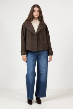Pamela Amaranda Jacket Chk - Hot Fudge/Rubbe