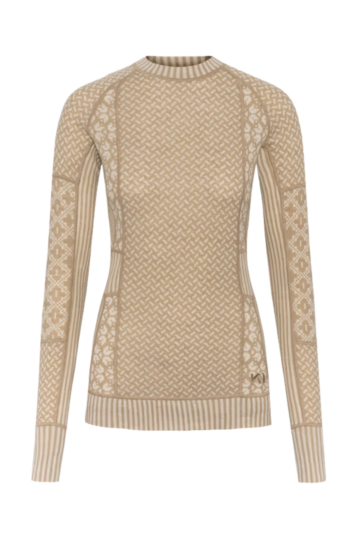 Smekker Long Sleeve Baselayer - Light Brown