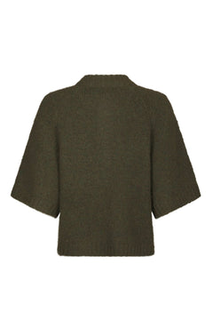 Benuta Fluffy Knit Cardigan - Army