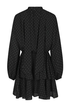 Nielle Dot Dress - Black