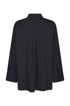 Dita Check Shirt - Dark Blue