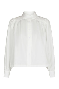 Melya Poplin Shirt - White