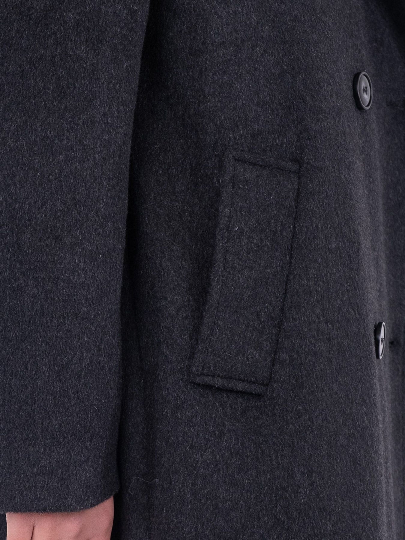Williams Wool Coat - Dark Grey