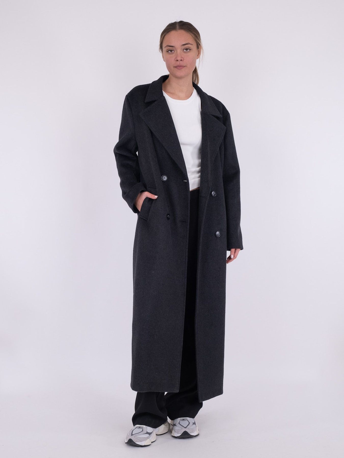 Williams Wool Coat - Dark Grey