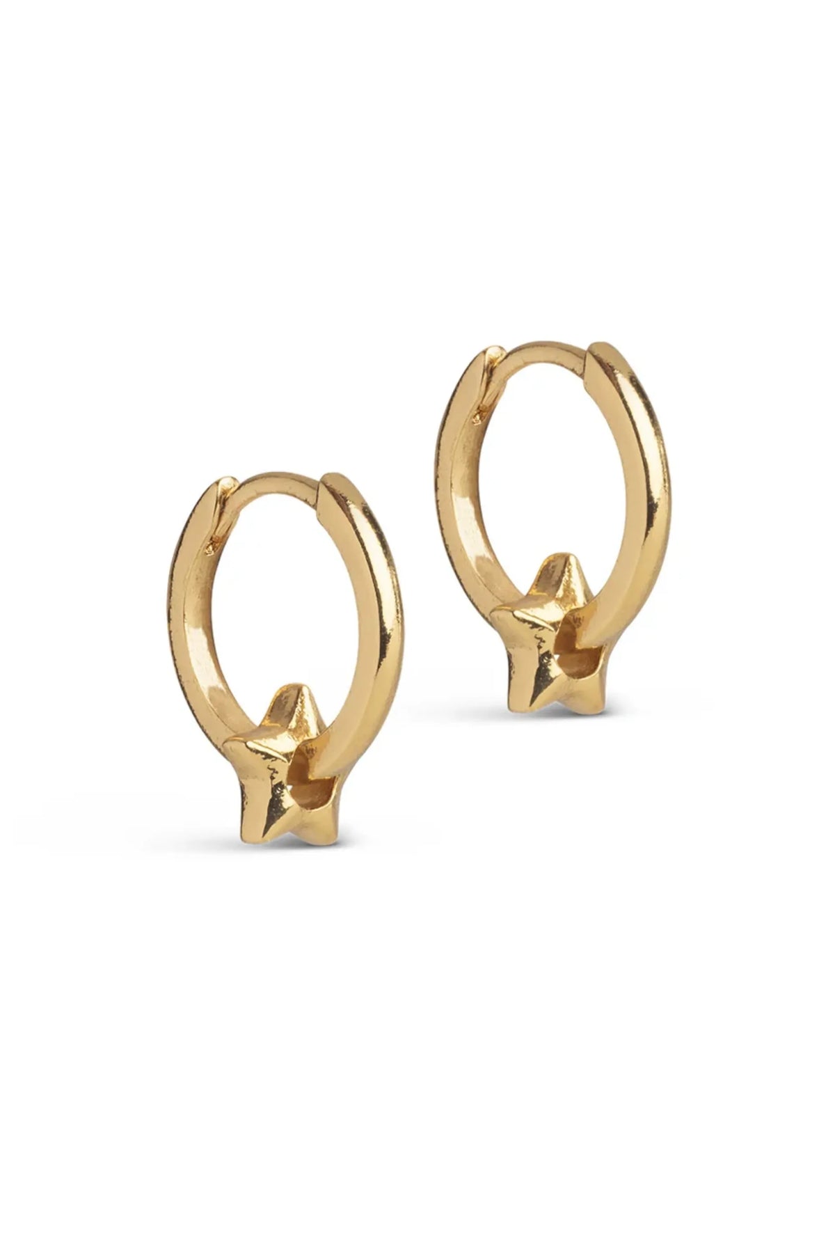 Enamel Tokens Star Hoops - Solid
