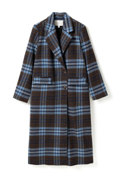 N-Jaci Coat - Daliyah Blue Check